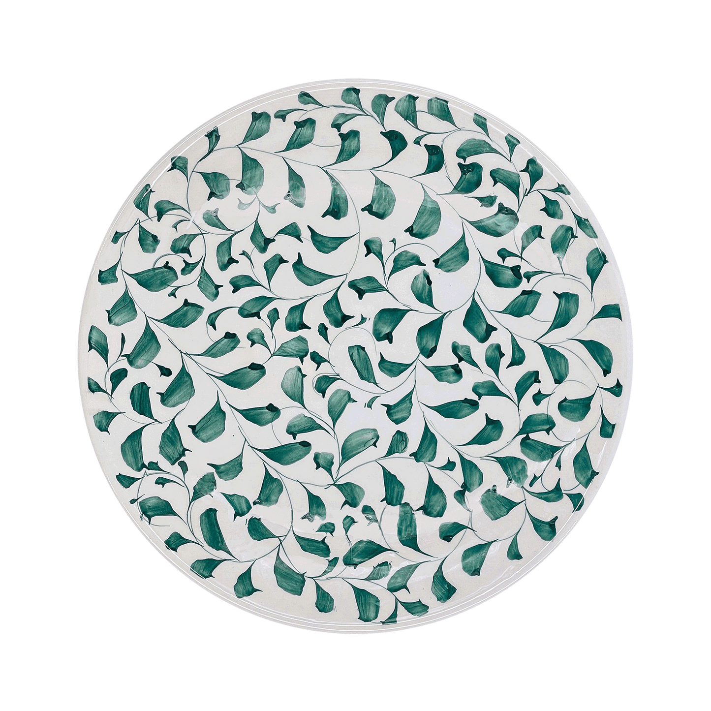 Piatto da portata Green Scroll