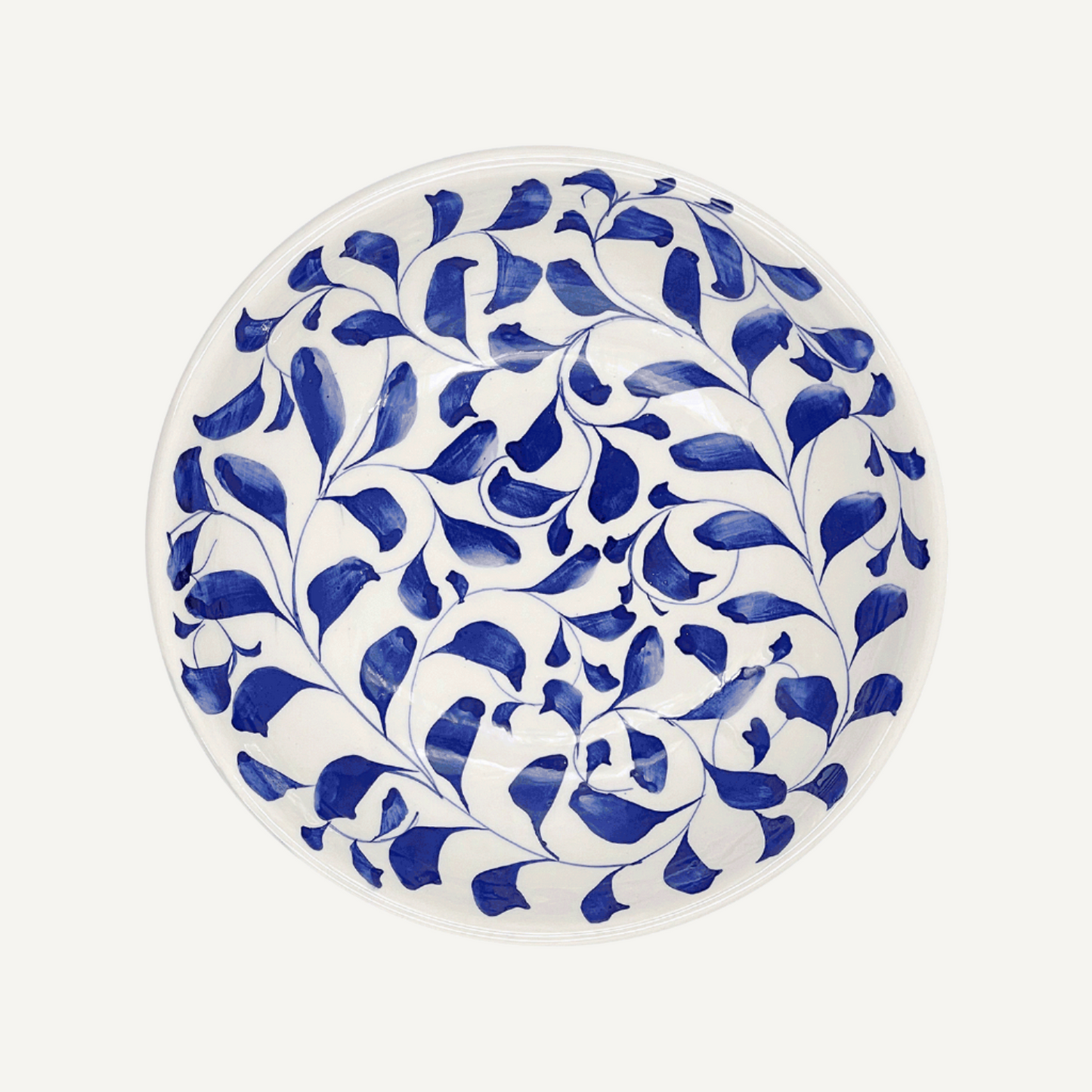Ciotola per pasta con pergamena blu navy
