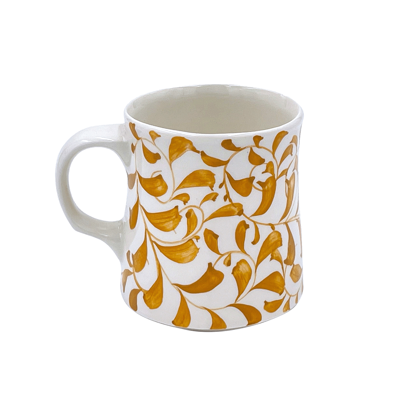 Tazza con pergamena gialla
