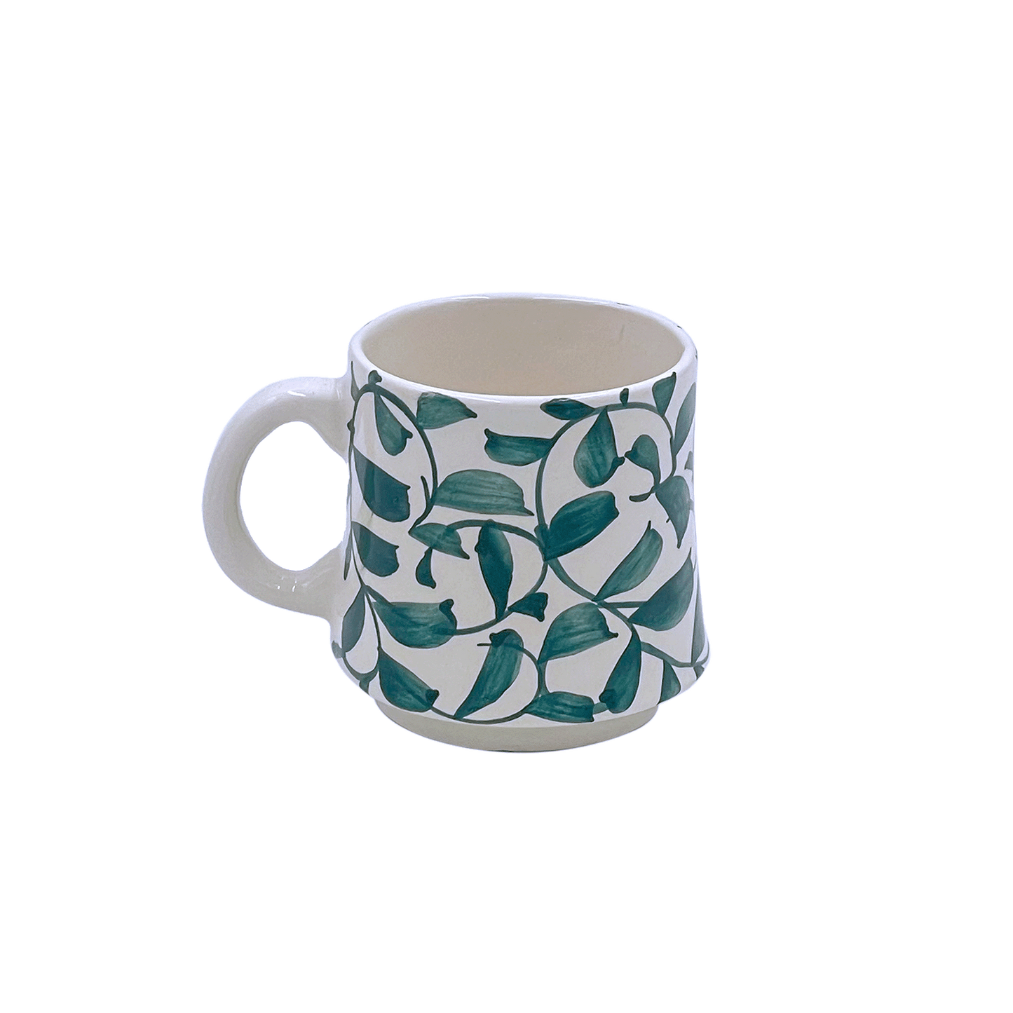 Piccola tazza con pergamena verde