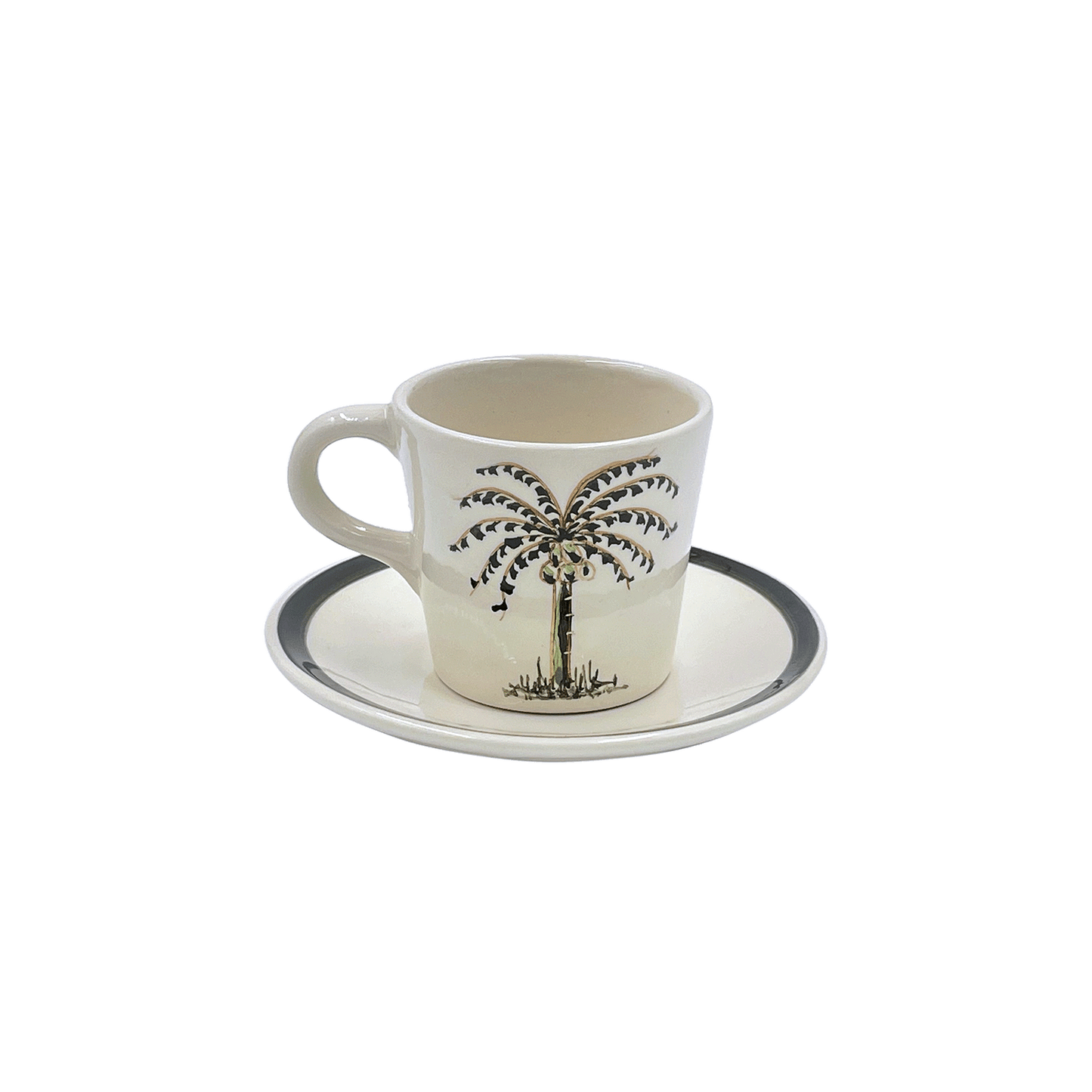 Tazzina e piattino per espresso Palm