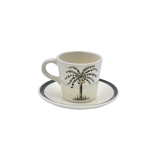 Tazzina e piattino per espresso Palm