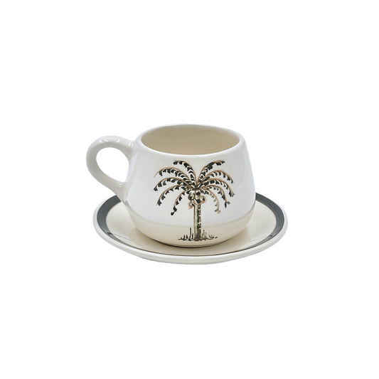 Tazza da caffè e piattino Palm