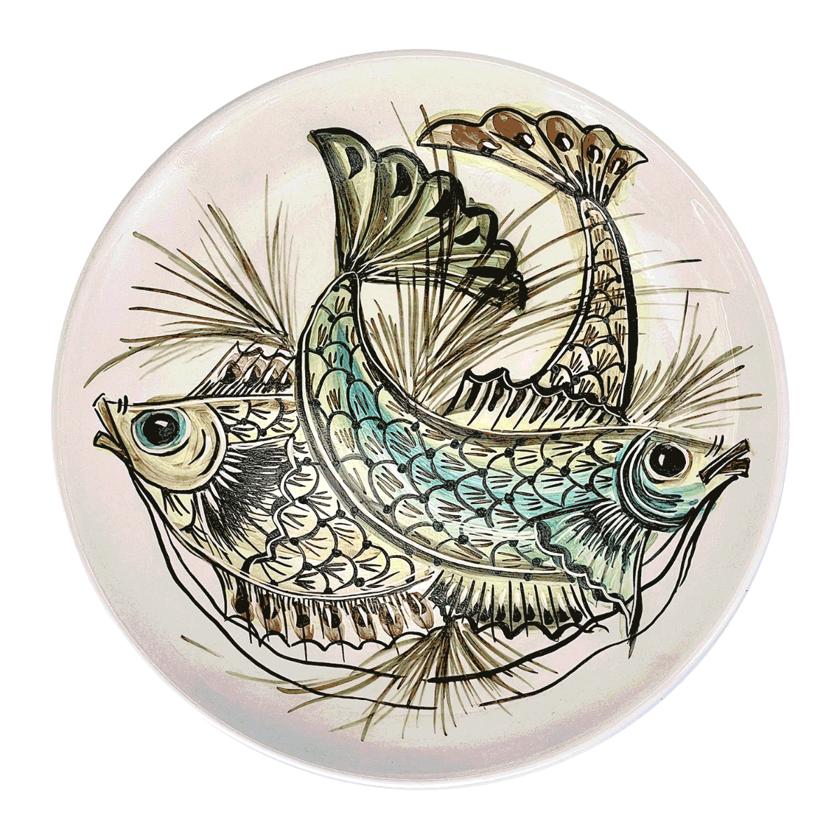 Piatto da portata Blue Aldo Fish