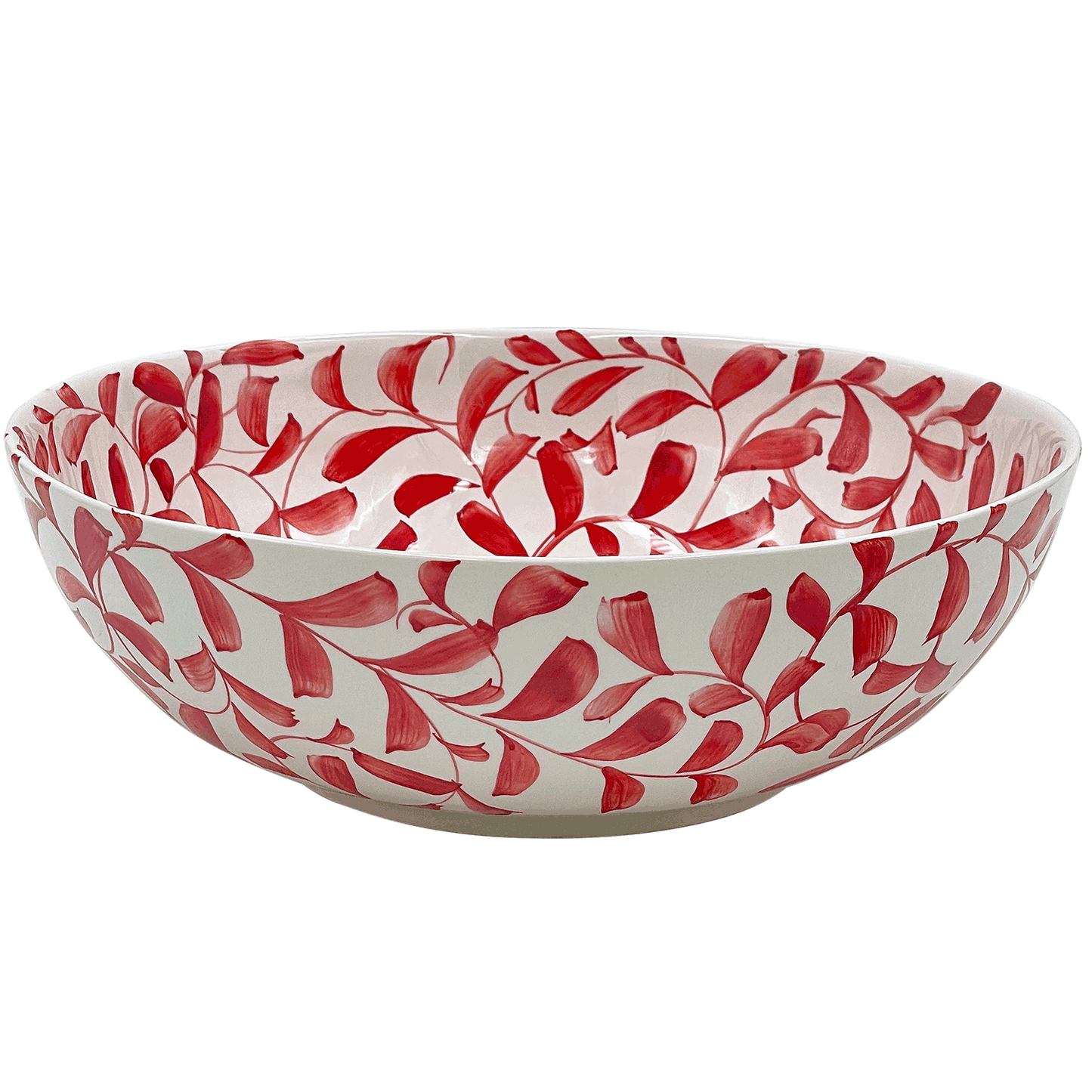 Insalatiera Red Scroll