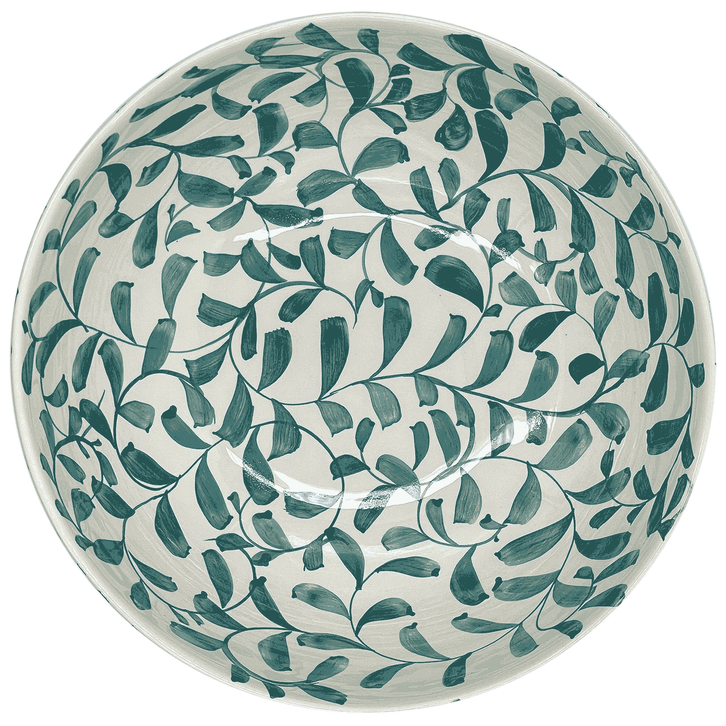 Insalatiera Green Scroll