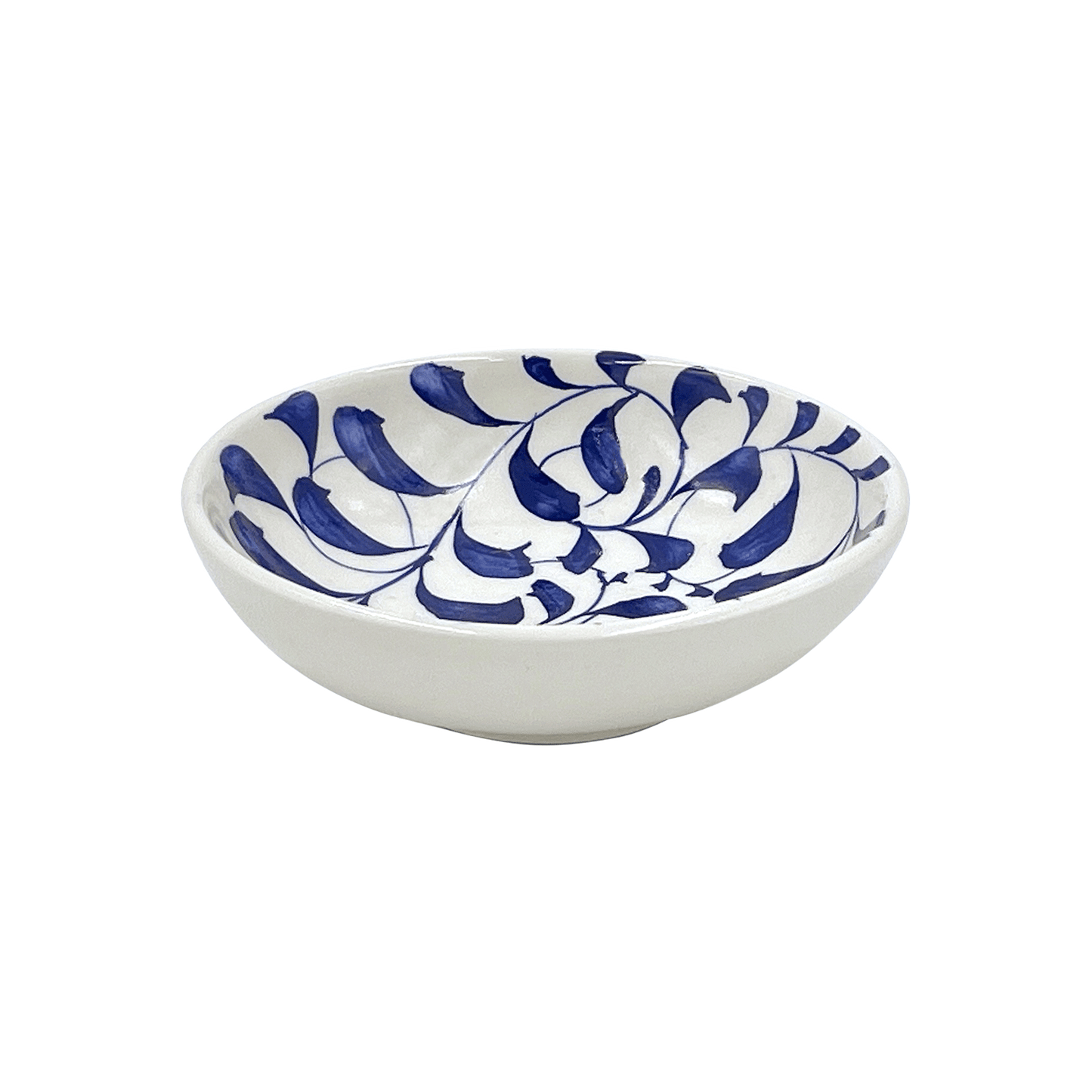 Ciotola di arachidi con pergamena blu navy