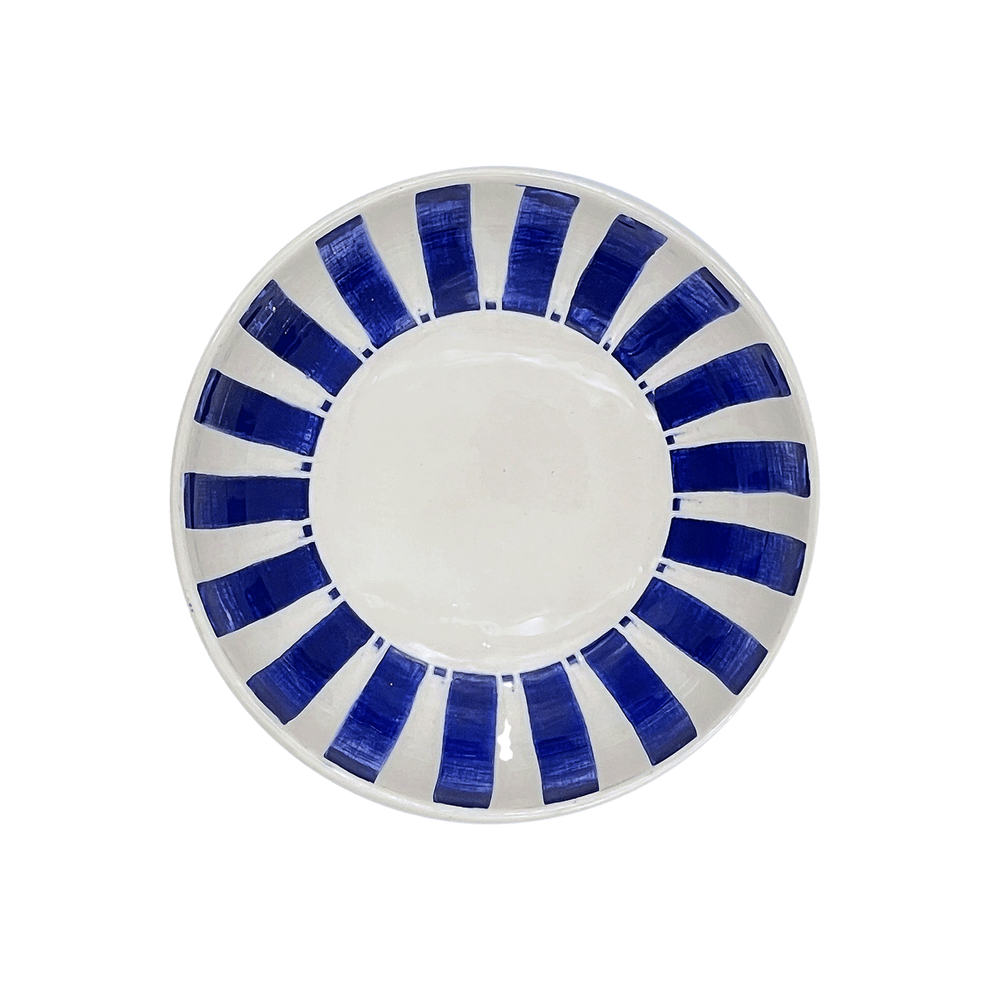 Ciotola di arachidi a righe blu navy