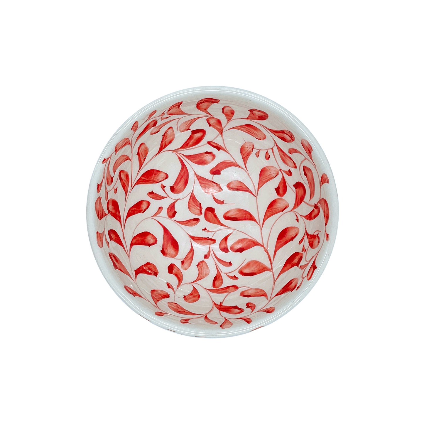 Piccola ciotola con pergamena rossa