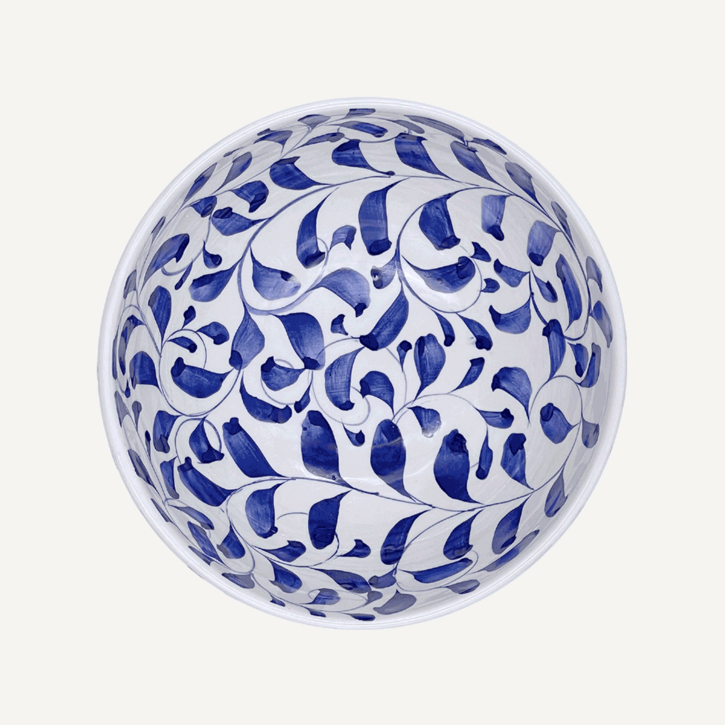 Ciotola media con pergamena blu navy