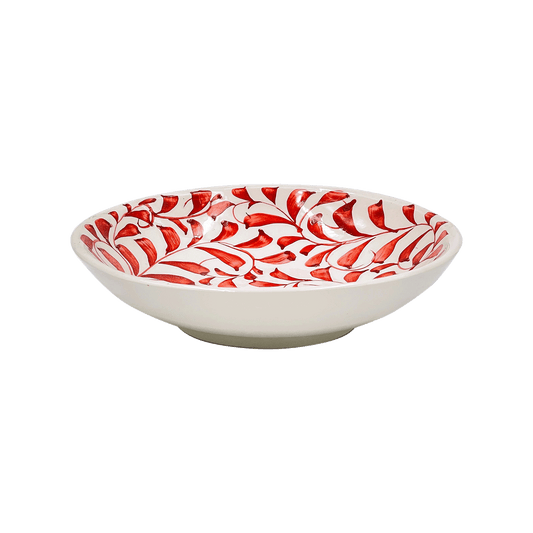 Ciotola per pasta Red Scroll