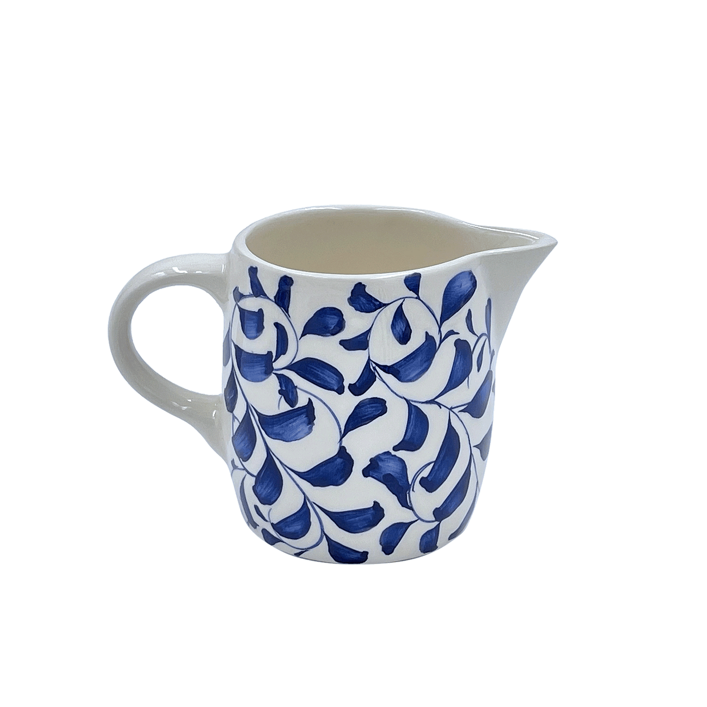 Brocca per il latte blu navy