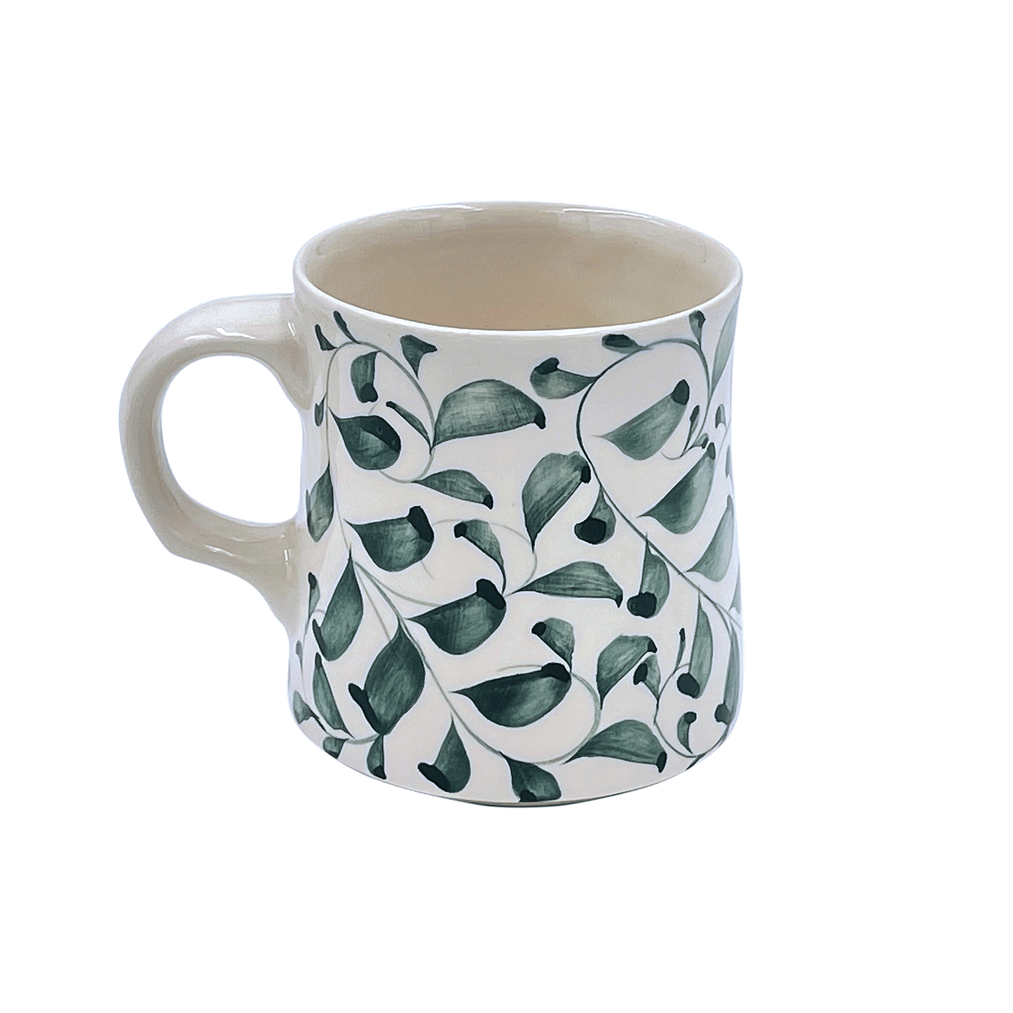 Tazza con pergamena verde