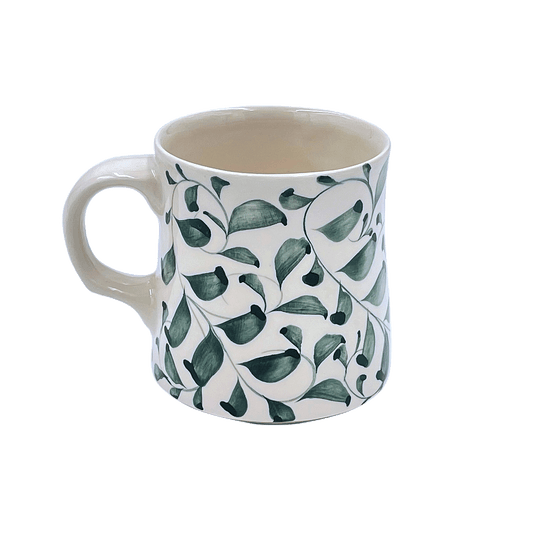 Tazza con pergamena verde