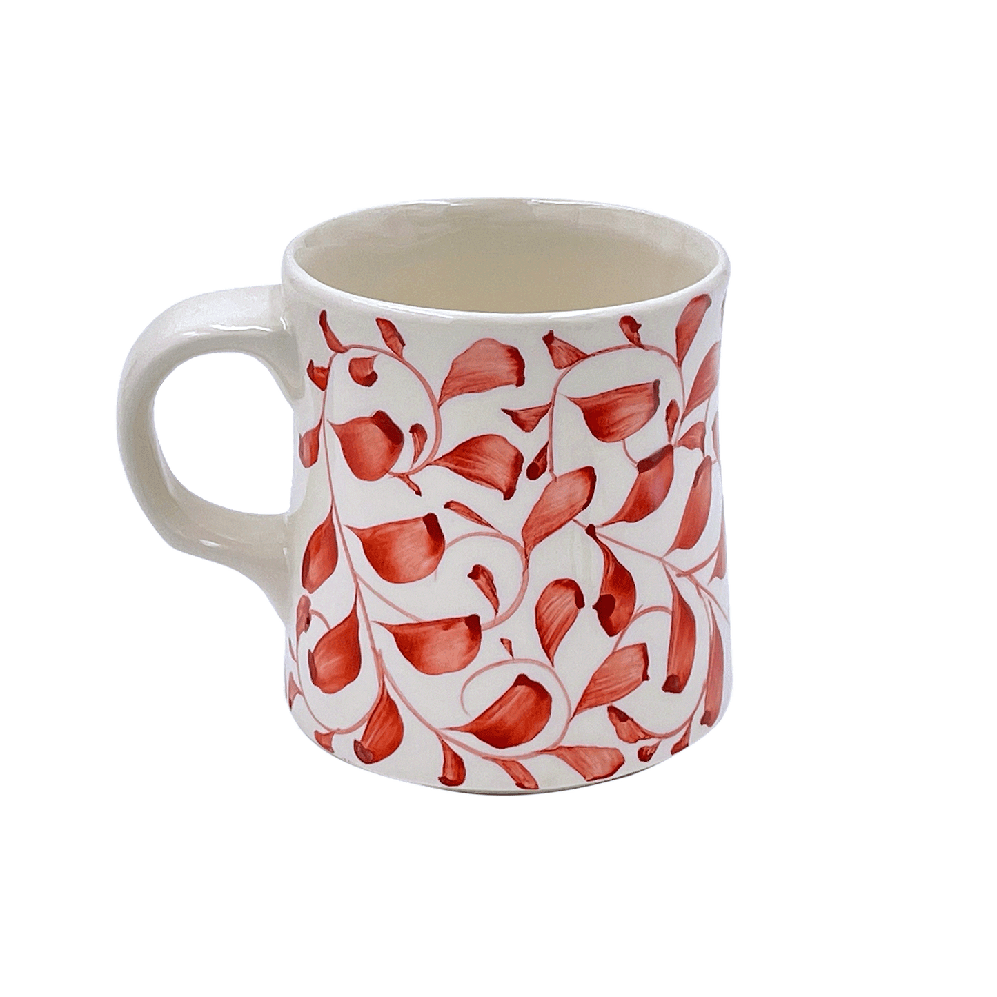 Tazza con pergamena rossa