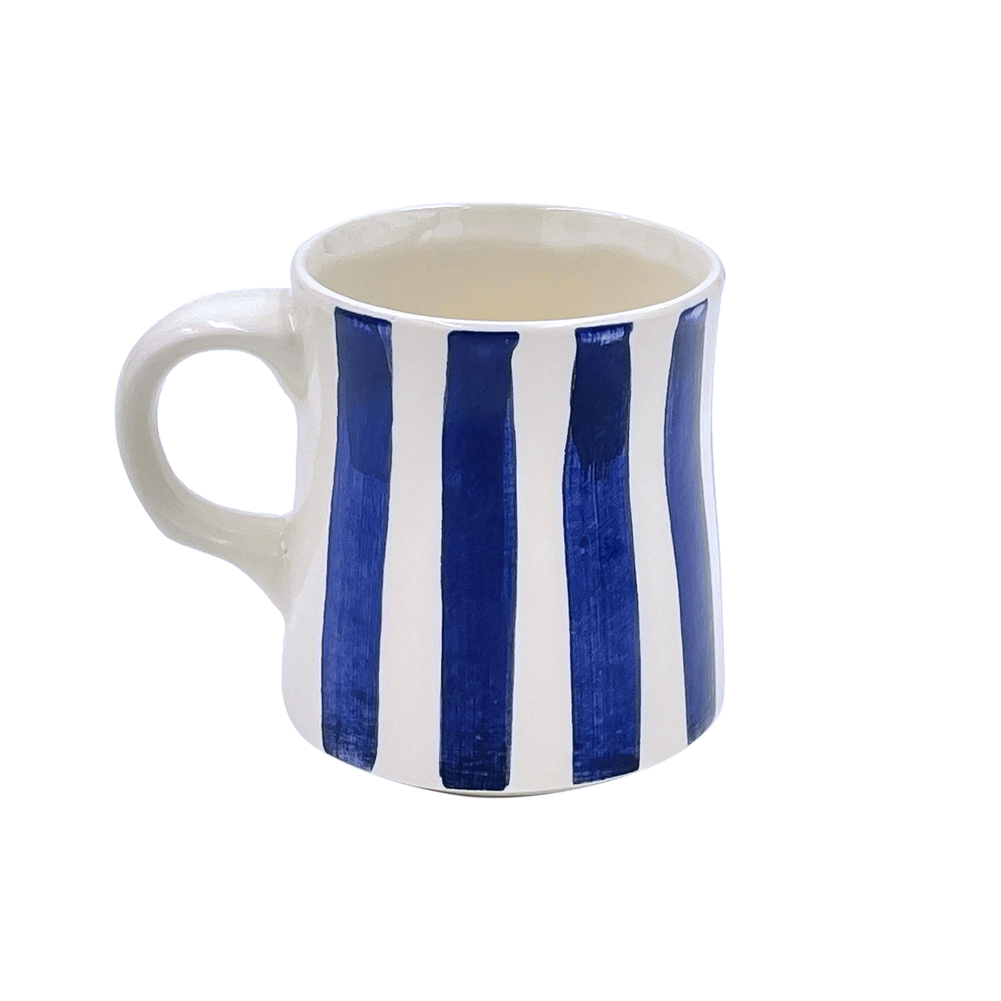 Tazza a righe blu navy