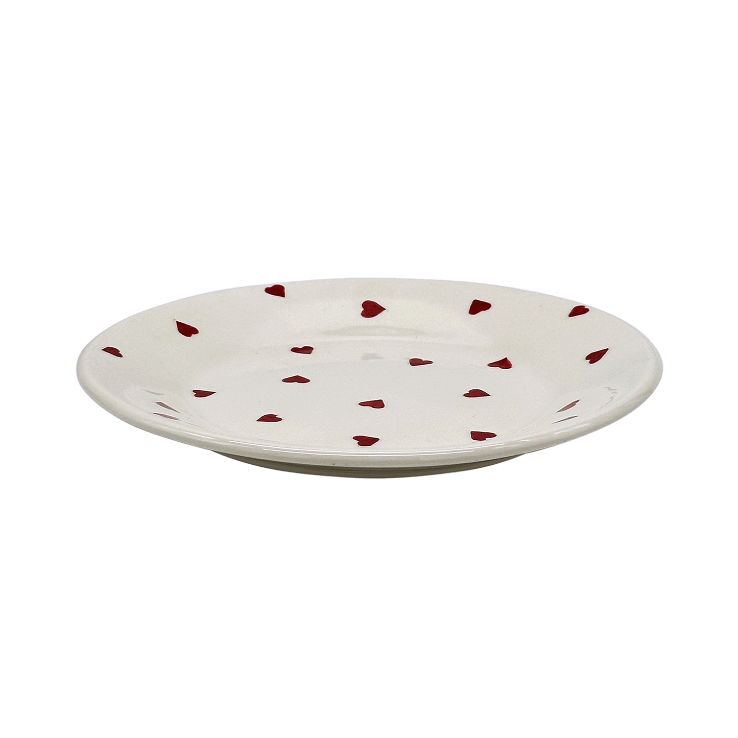 Piatto a forma di cuore d'amore